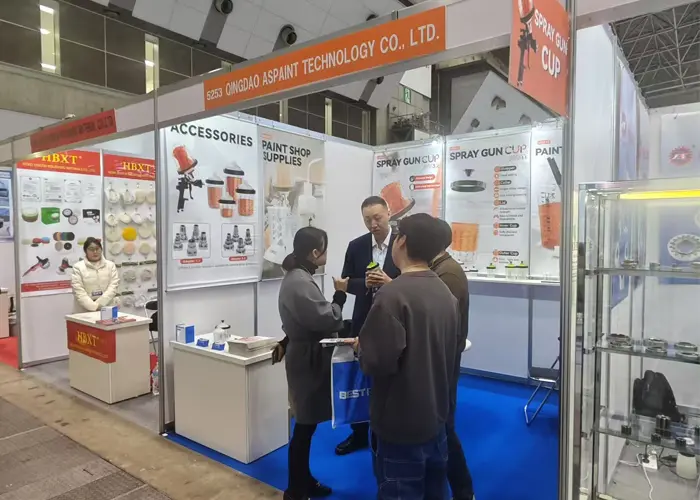شرکت Qingdao Espant Technology ، آموزشی ویبولیتین در نمایشگاه های بین المللی اتومبیل توکیو 2025 (IAAE) با یک فنجان اسلحه اسپری می درخشد.