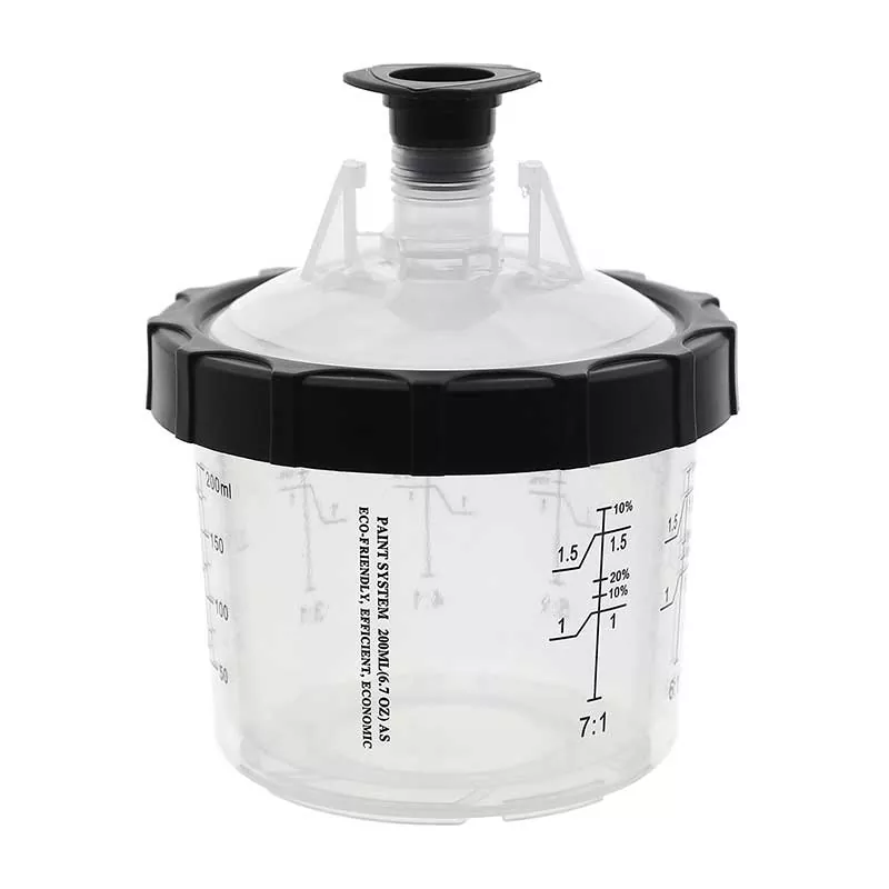چگونه سیستم فنجان رنگ یکبار مصرف 200ML 1.0 کارایی رنگ آمیزی اسپری خودرو و صنعتی را تغییر می دهد؟