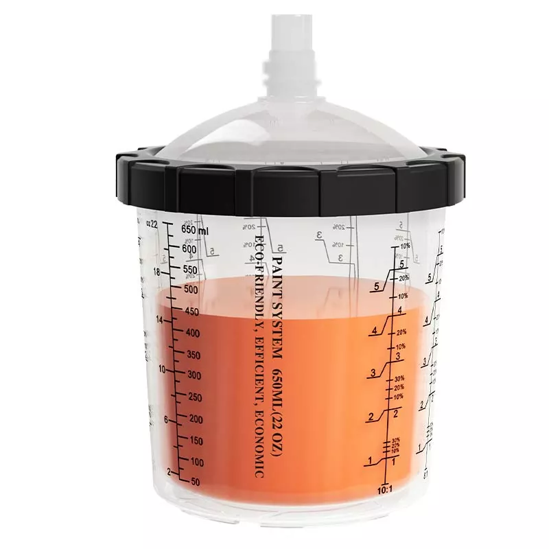 سیستم فنجان رنگ یکبار مصرف 650ML 4.0
